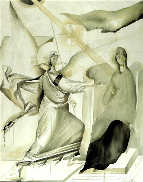 The Annunciation (Study 1) - Sorin Dumitrescu