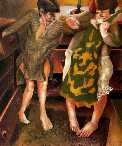 Choosing a Petticoat, 1936 - Stanley Spencer