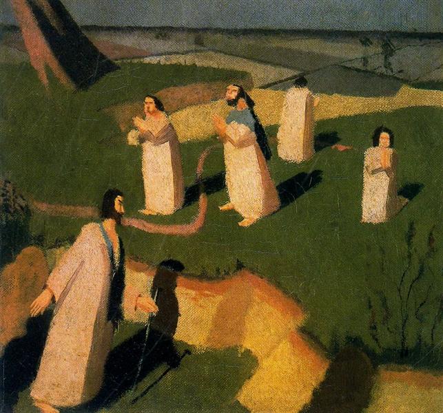 John Donne Arriving In Heaven, 1911 - Stanley Spencer