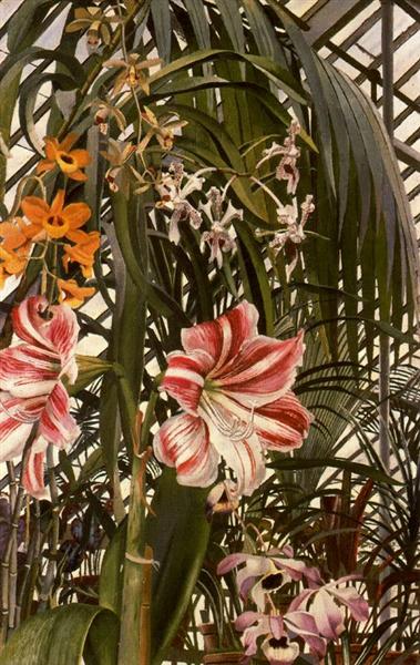 Orchids, Lilies, Palms, 1945 - Stanley Spencer