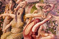 The Resurrection - Waking up - Stanley Spencer
