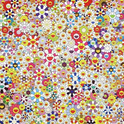 Open Your Hands Wide, Embrace Happiness, 2010 - Takashi Murakami