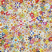 Open Your Hands Wide, Embrace Happiness - Takashi Murakami