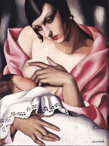 Maternity, 1928 - Тамара Лемпицька