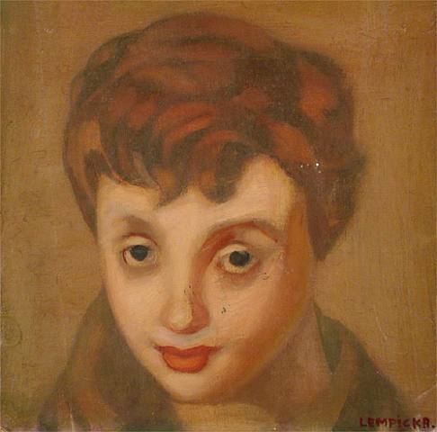 Портрет Франсуазы Саган, 1958 - Тамара де Лемпицка