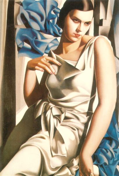Portrait of Mrs M, 1932 - 塔瑪拉·德·藍碧嘉
