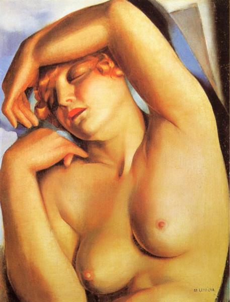 Sleeping Girl, c.1930 - Тамара Лемпицька