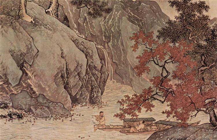 溪山漁隱 卷, 1523 - Тан Инь