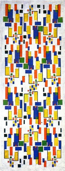 Colour design for a chimney, 1917 - Theo van Doesburg