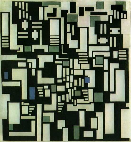 Composition IX, opus 18, 1917, 1917 - Theo van Doesburg