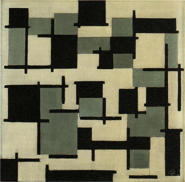 Composition XIII, 1918 - Theo van Doesburg