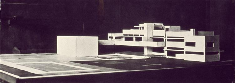 Model of mansion, 1923 - 特奥·凡·杜斯伯格
