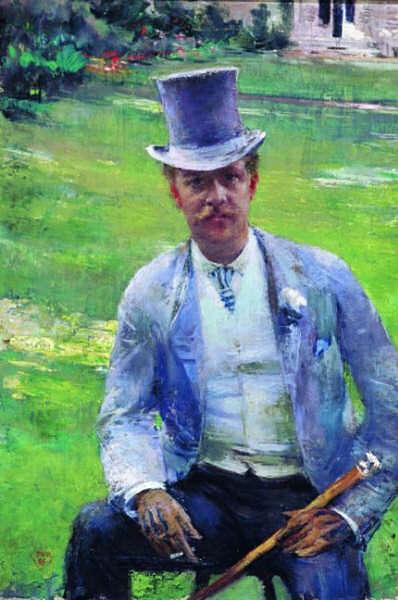 Portrait of Octave Maus as Dandy, 1885 - Theo van Rysselberghe