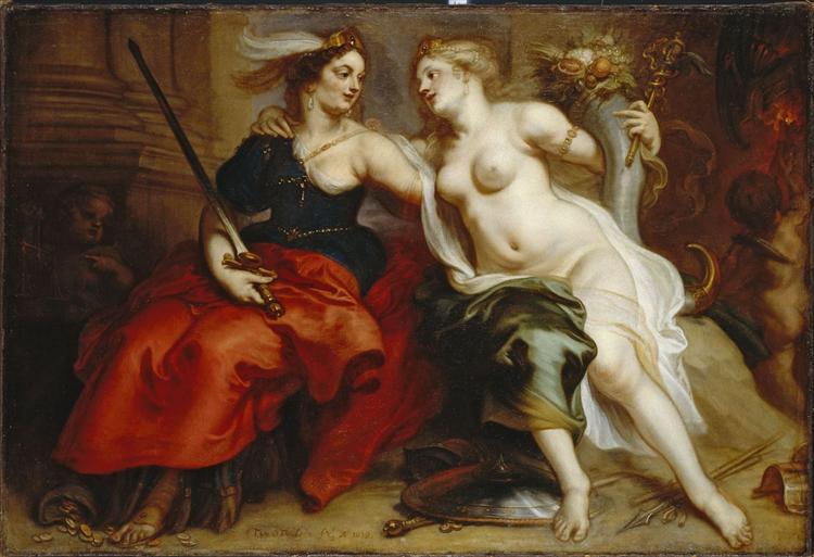 Allegory of Justice and Peace - Theodor van Thulden