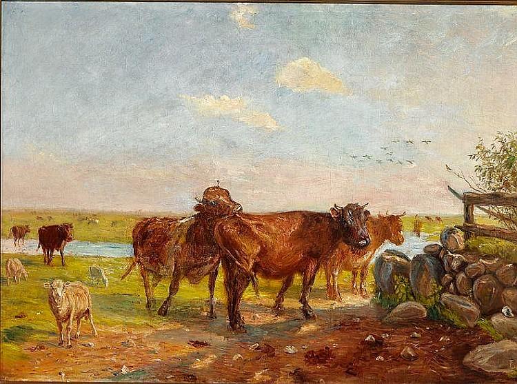 Cattle on Saltholm, 1912 - Теодор Філіпсен