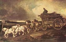 Coal cars - Théodore Géricault
