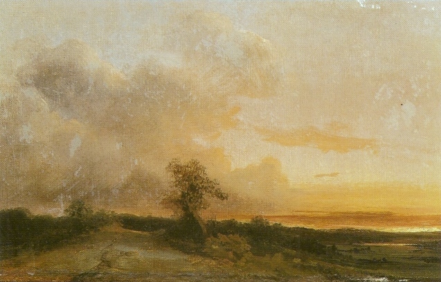 Sunset - Theodore Rousseau