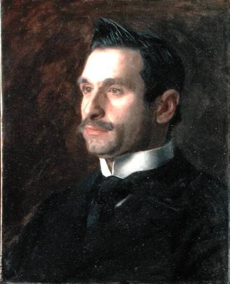 Portrait of Francesco Romano - 湯姆·艾金斯
