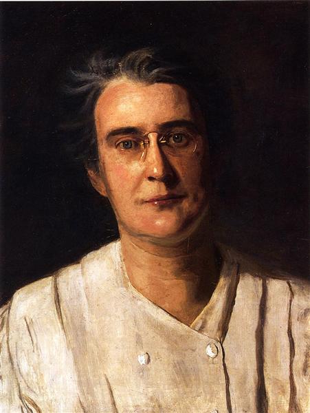 Portrait of Lucy Langdon Williams Wilson, 1908 - 湯姆·艾金斯
