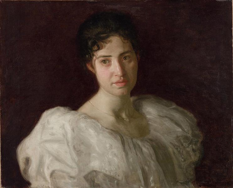Portrait of Lucy Lewis, 1896 - 湯姆·艾金斯