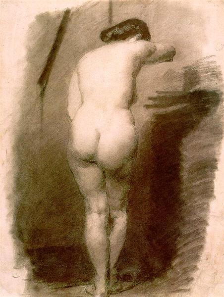 Standing Nude, 1876 - Томас Икинс