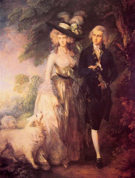 Mr. and Mrs. William Hallett (The Morning Walk), 1785 - Thomas Gainsborough