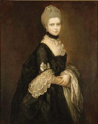 Portrait of Maria Walpole, Countess of Waldegrave, later Duchess of Gloucester - Томас Гейнсборо
