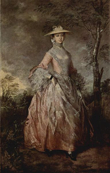 Portrait of Mary Countess Howe, c.1760 - Thomas Gainsborough