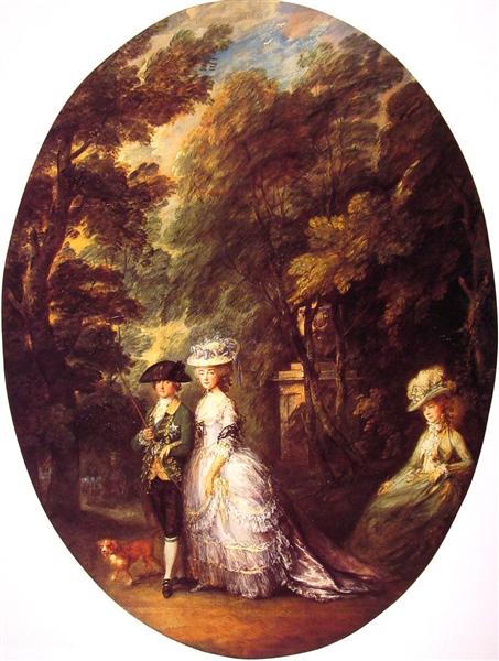 The Duke and Duchess of Cumberland, 1783 - 1785 - 根茲巴羅