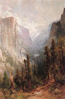 El Capitan with Clouds Rest beyond, Yosemite - Томас Хілл