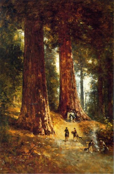 In the Redwoods, 1894 - Thomas Hill