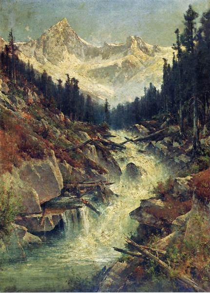 Sir Donald Peak and Selkirk Glacier, Canada, 1890 - Thomas Hill