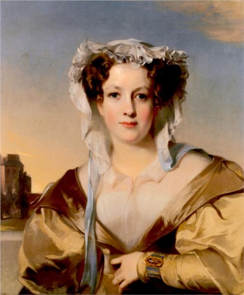 Sarah Rogers Gracie King, Mrs. James Gore King, Wife of 'The Gold Beater', 1831 - Thomas Sully