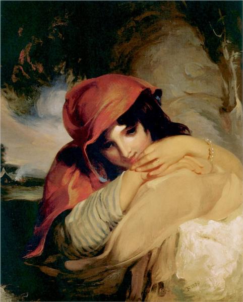 The Gypsy Girl, 1838 - Томас Саллі