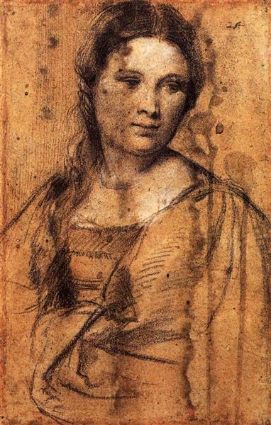 Portrait of a Young Woman, c.1515 - Ticiano Vecellio