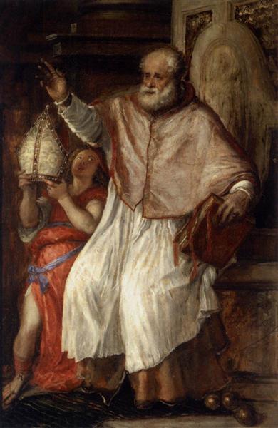 St Nicholas, 1563 - Tiziano