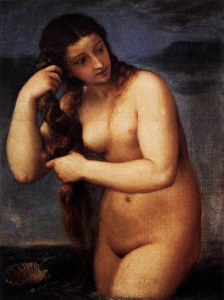 Venus Anadyomene, c.1520 - Titian