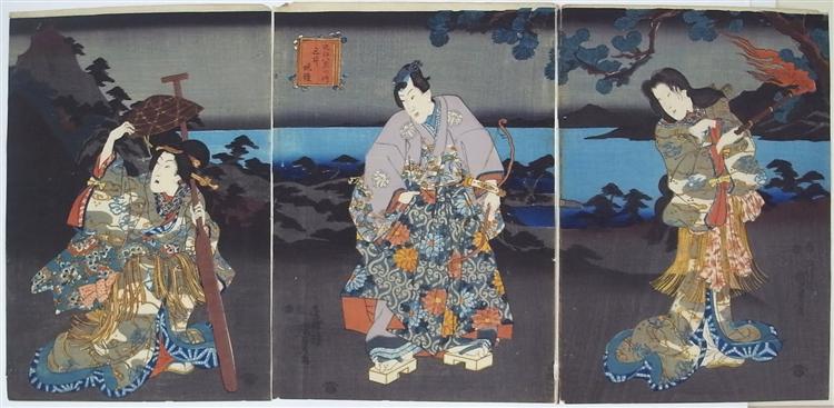 Prince Genji - Утагава Кунисада II
