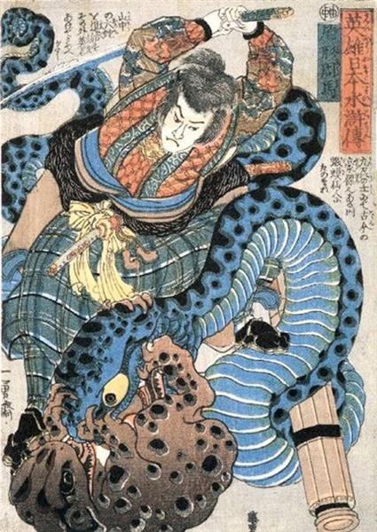 From Suikoden of Japanese Heroes - Utagawa Kuniyoshi