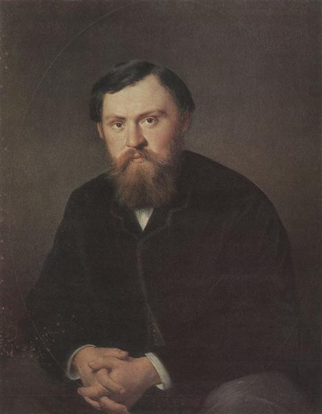 Portrait of A. A. Borisov, 1869 - Vassili Perov