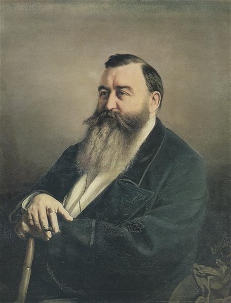 Portrait of F.F. Rezanov, 1868 - Vasili Perov