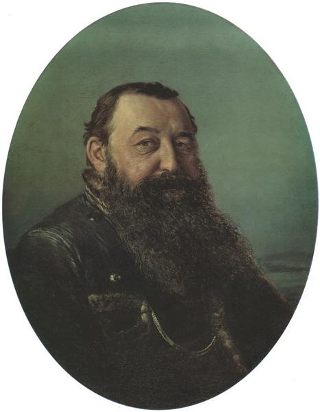 Portrait of N.F. Rezanov, 1868 - Василь Перов