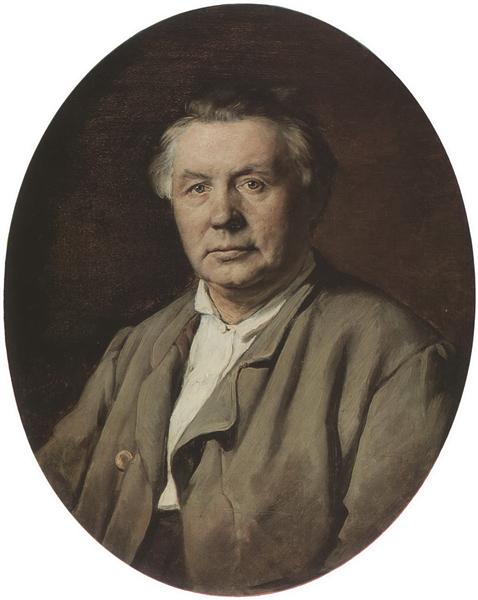 Portrait of Unknown Man, 1870 - Wassili Grigorjewitsch Perow
