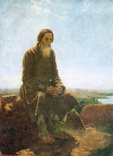 The farmer in the field, 1876 - Wassili Grigorjewitsch Perow