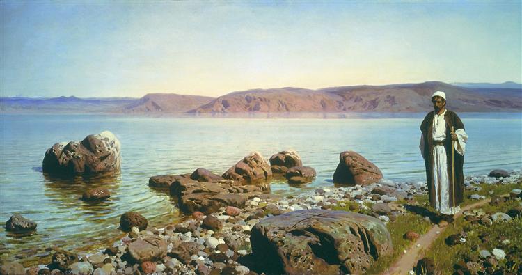 At the Genisaret Lake, 1888 - Wassili Dmitrijewitsch Polenow