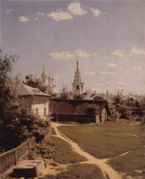 Moscow court, 1877 - Vasili Polénov