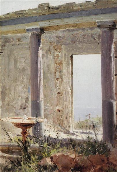 The ruins of of the palace in Palestine, 1882 - Wassili Dmitrijewitsch Polenow