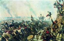 The end of Borodino battle - Vasily Vereshchagin