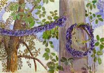 Garlands of Cornflowers - Victor Borisov-Musatov