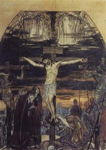 Crucifixion - Wiktor Michailowitsch Wasnezow